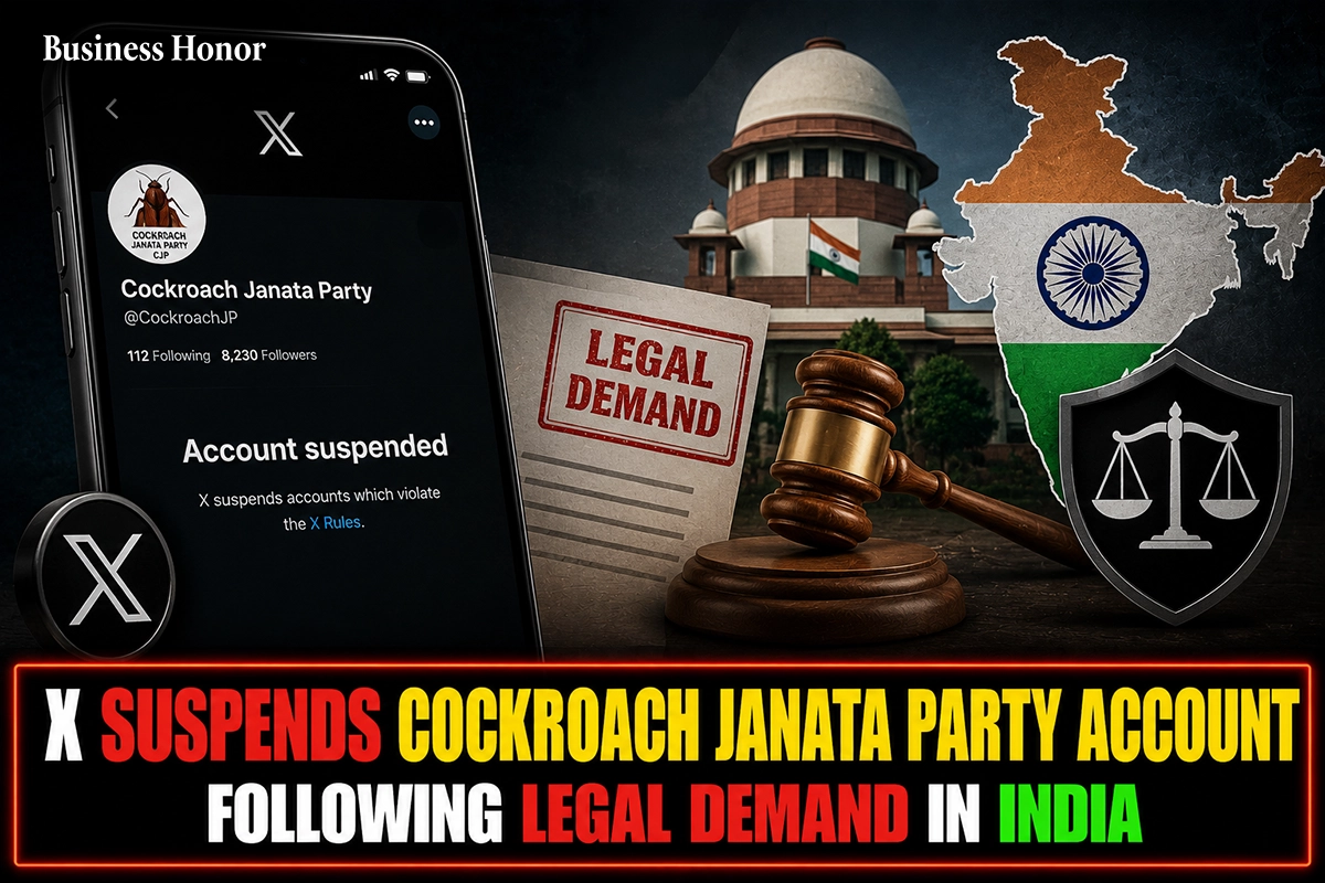  X Suspends Cockroach Janata Party Account Following Legal Demand in India 